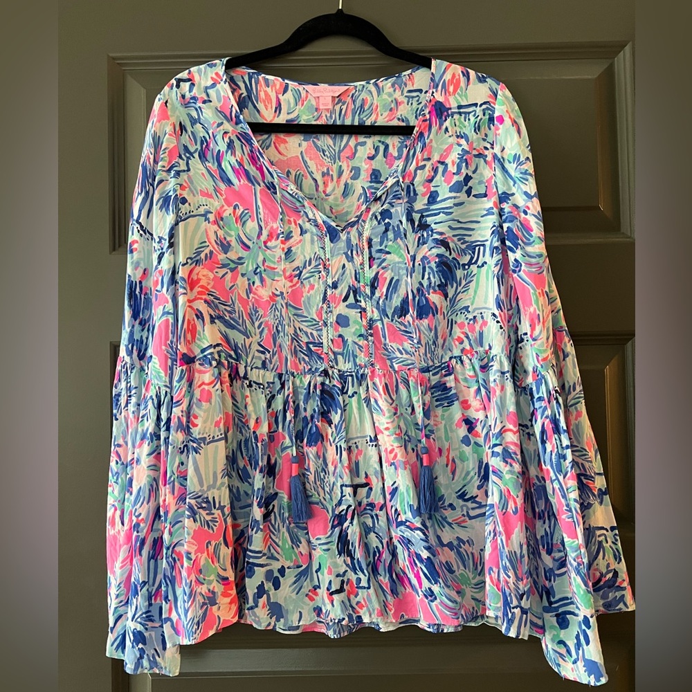 EUC Lilly Pulitzer top- size L